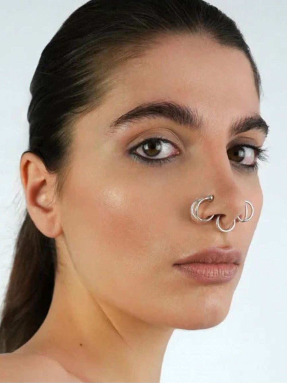 Sterling Silver Multi-Hoop DIV(A) DNA Nose Piercing